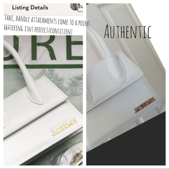 PSA: THESE ARE F@K3 JACQUEMUS BAGS ON POSH! BUYER BEWARE - Picture 5 of 13